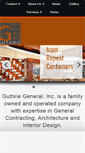 Mobile Screenshot of guthriegeneral.com